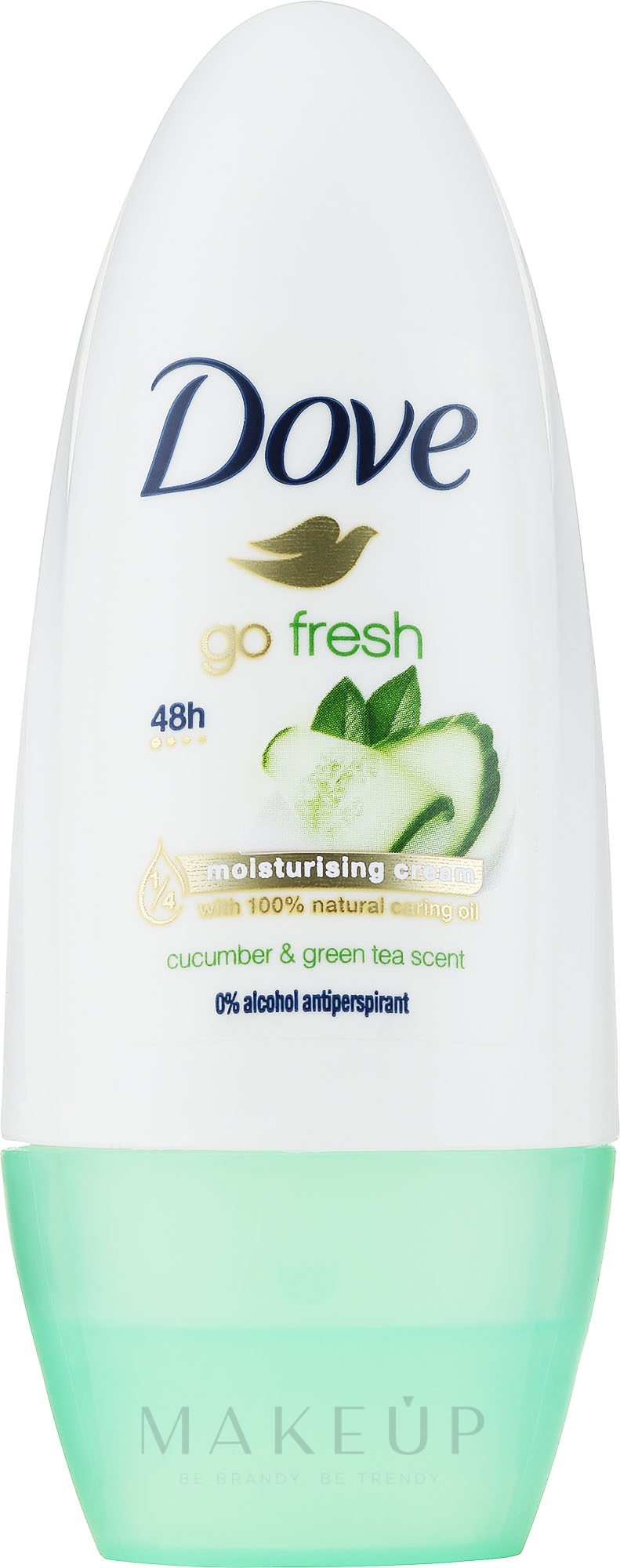 Deo Roll-on Antitranspirant - Dove Go Fresh Cucumber & Green Tea Deodorant 48H — Bild 50 ml