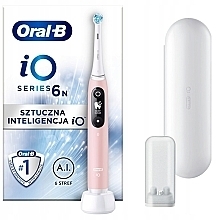 Elektrische Zahnbürste mit Etui rosa - Oral-B iO Series 6N Pink — Bild N1