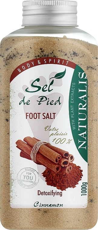 Detox Fußbadesalz mit Zimt - Naturalis Sep de Pied Cinnamon Foot Salt — Bild N1