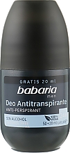 Düfte, Parfümerie und Kosmetik Deo Roll-on Antitranspirant - Babaria Men Roll-On Anti-Perspirant