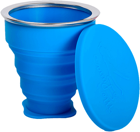 Behälter für die Desinfektion der Menstruationstasse 225 ml blau - MeLuna — Bild N1