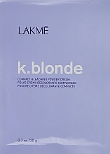 Bleichpulver - Lakme K.Blonde Compact Bleaching Powder Cream — Bild N1
