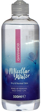 Mizellenwasser für trockene und normale Haut - Aries Cosmetics Garance Micellar Water Dry & Normal Skin — Bild N1