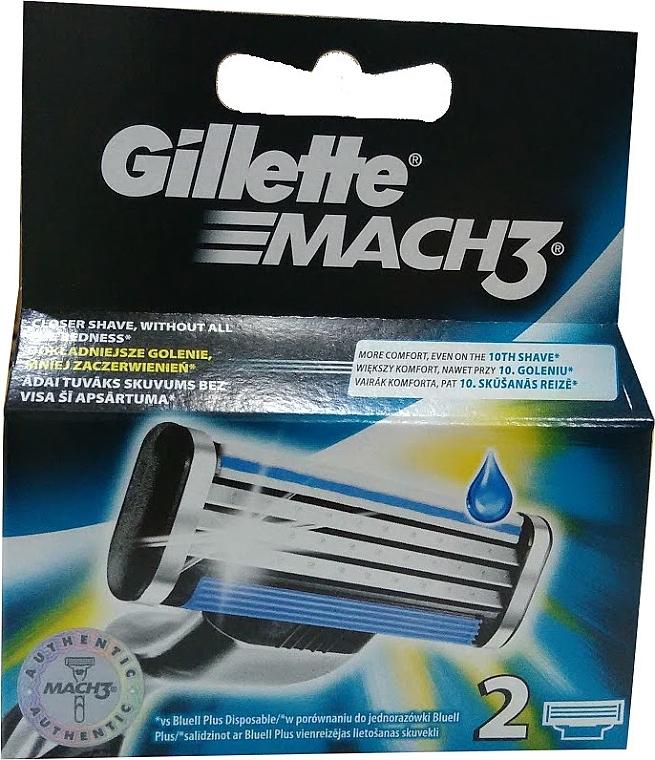 Gillette Fusion ProGlide Ersatzklingen - Gillette Mach3 — Foto N3