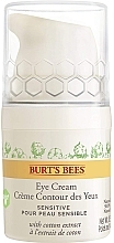 Düfte, Parfümerie und Kosmetik Creme für empfindliche Haut um die Augen - Burt's Bees Sensitive Eye Cream