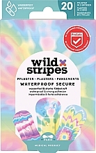 Flexible und wasserfeste Pflaster zum Schutz kleiner Wunden - Wild Stripes Plasters Waterproof Secure Rainbow — Bild N1