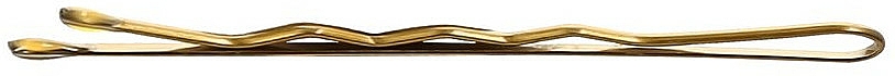 Haarnadeln 6 cm gold - Lussoni Waved Hair Grips 6 cm Golden — Bild N1