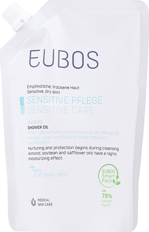 Duschöl - Eubos Med Sensitive Skin Shower Oil For Dry & Very Dry Skin Refill (Refill)  — Bild N1