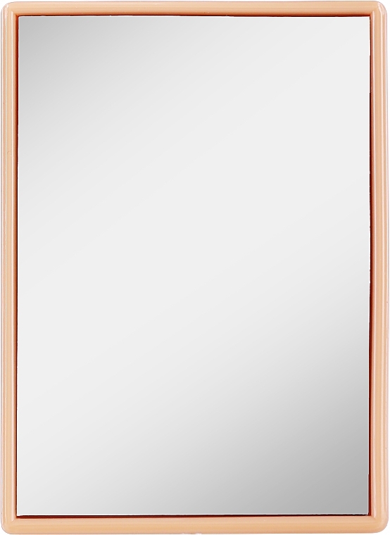 Taschenspiegel 8.5 x 6 cm beige - Titania Square Pocket Mirror  — Bild N1