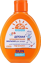 Düfte, Parfümerie und Kosmetik Hypoallergene Bräunungsemulsion für Kinder - Sun Energy Kids Aloe Vera SPF 50