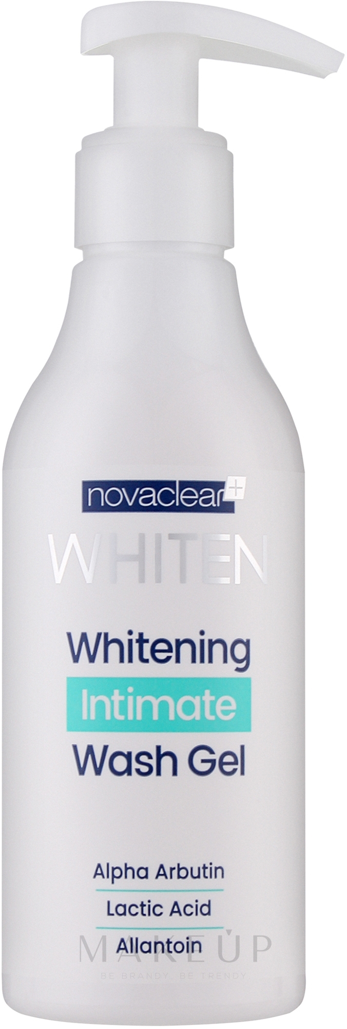 Aufhellungsgel für die Intimhygiene - Novaclear Whiten Whitening Intimate Wash Gel — Bild 200 ml