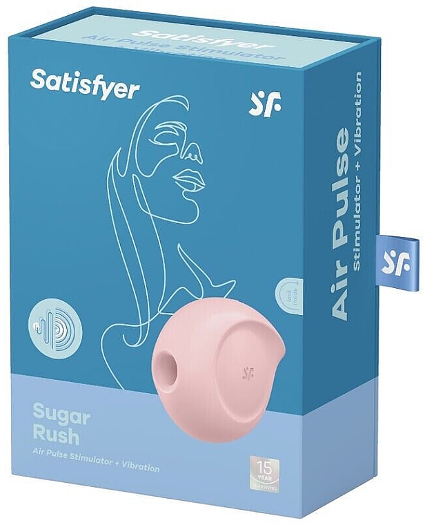 Klitoris-Stimulator rosa - Satisfyer Sugar Rush Clitoral Stimulator Rose — Bild N1