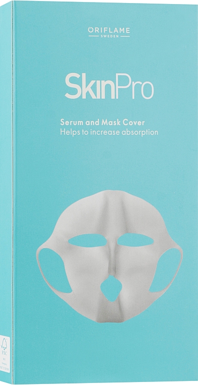 Wiederverwendbare Silikon Gesichtsmaske - Oriflame SkinPro Serum And Mask Cover — Bild N1