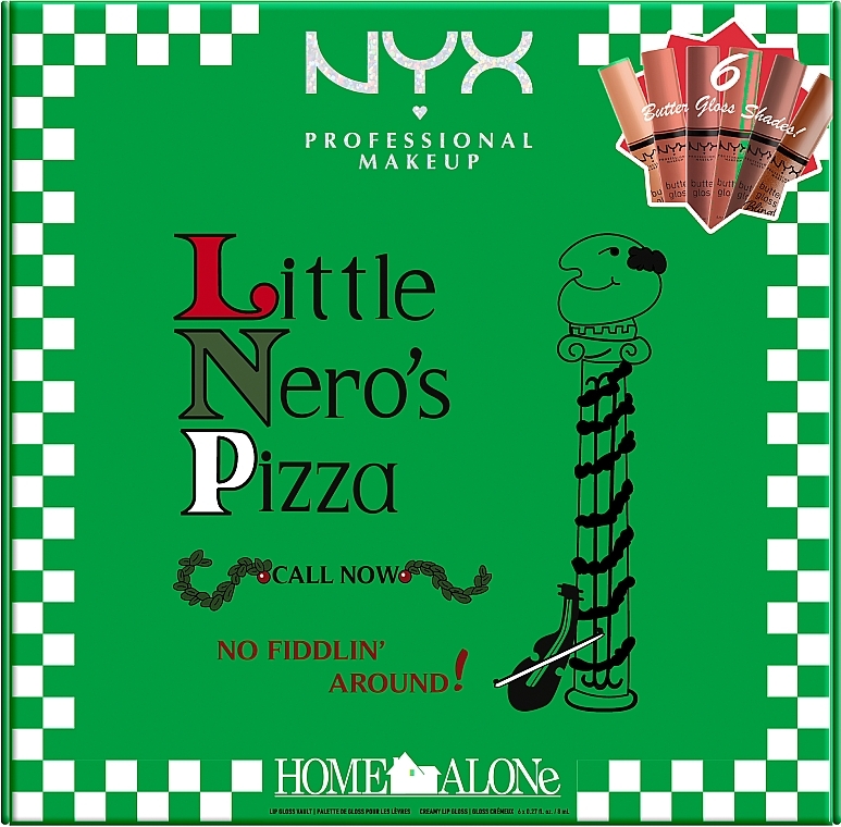 NYX Professional Makeup Home Alone Little Nero's Pizza Butter Gloss Set - Lippen-Make-up-Set — Bild N3