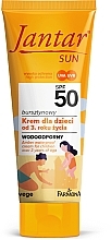 Schützende Körpercreme für Kinder - Farmona Jantar Sun SPF 50  — Bild N1