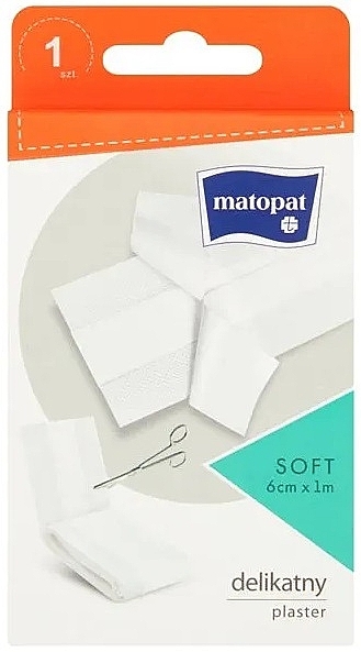 Medizinisches Pflaster 6cm x 1m - Matopat Soft  — Bild N1