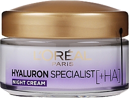 Düfte, Parfümerie und Kosmetik Intensiv feuchtigkeitsspendende Anti-Falten Nachtcreme mit Hyaluronsäure - L'Oreal Paris Skin Expert