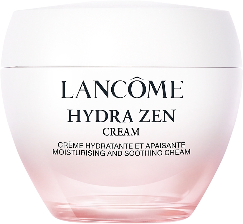 Feuchtigkeitsspendende und aufweichende Gesichtscreme mit Hyaluronsäure und Rosenextrakt - Lancome Hydra Zen Cream — Bild N1