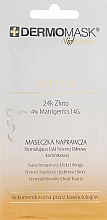 Düfte, Parfümerie und Kosmetik Gesichtsmaske für die Nacht Goldene Fäden - L'biotica Dermomask Night Active Gold Spun