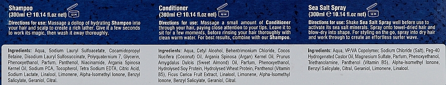 Haarpflegeset - The Bluebeards Revenge Shower & Styling Set (Haarspray 300ml + Haarshampoo 300ml + Conditioner 300ml)  — Bild N5