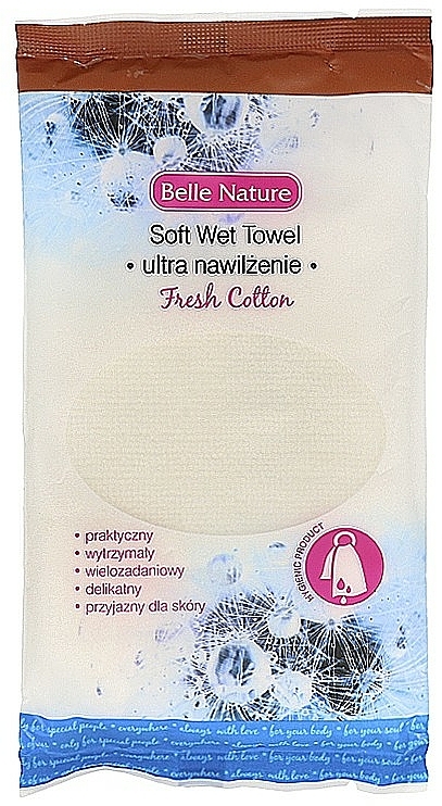 Nasses Handtuch mit Aroma von frischer Baumwolle - Belle Nature Soft Wet Towel — Bild N1