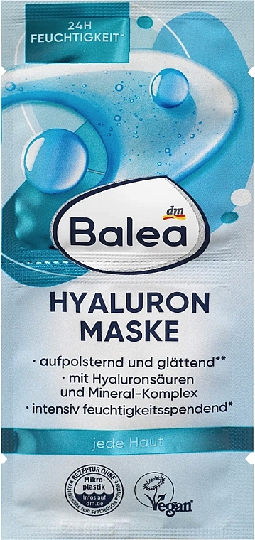 Gesichtsmaske mit Hyaluronsäure - Balea — Bild N1