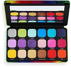 Lidschattenpalette - Makeup Revolution Forever Flawless Pride We Are Love Eyeshadow Palette — Bild N3