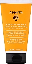 Regenerierende Haarspülung mit Honig und pflanzlichem Keratin  - Apivita Keratin Repair Nourish & Repair Conditioner with Honey & Plant Keratin — Bild N1