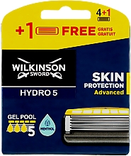 Düfte, Parfümerie und Kosmetik Ersatzklingenset 5 St. - Wilkinson Sword Hydro 5 Skin Protection Advanced Menthol