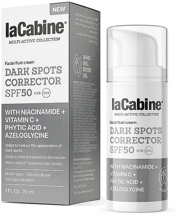 Fluid-Creme für das Gesicht Dark Spot Corrector SPF50 - La Cabine Dark Spots Corrector Facial Fluid Cream SPF50 — Bild N1