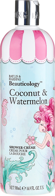 Duschcreme Kokosnuss & Wassermelone - Baylis & Harding Beauticology Mermaid Shower Cream