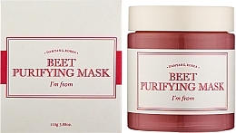 Reinigende Gesichtsmaske mit Ton  - I'm From Beet Purifying Mask — Bild N4