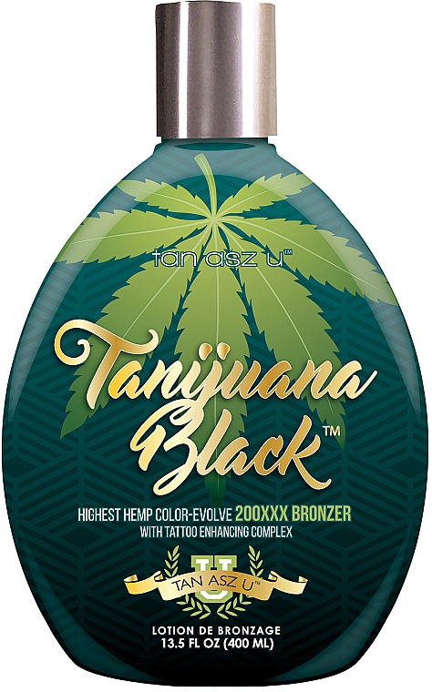 Solariumcreme mit Bronzer und Hanföl - Tan Asz U Tanijuana Black 200X — Bild N1