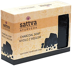 Sanfte Glycerinseife für den Körper Charcoal - Sattva Hand Made Soap Charcoal — Bild N1