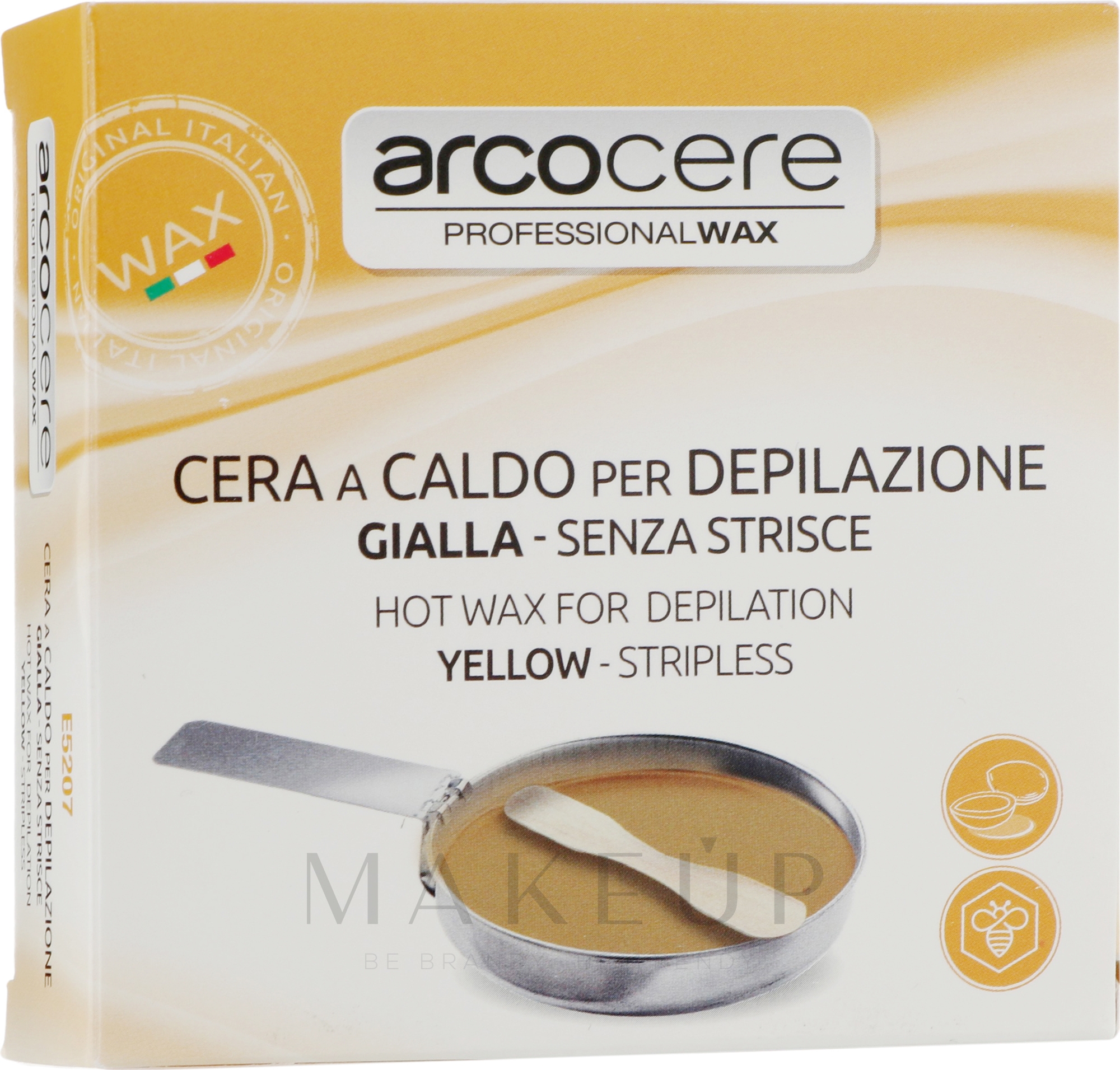 Epilationsset mit Schale gelb - Arcocere Professional Wax Yellow — Bild 120 g