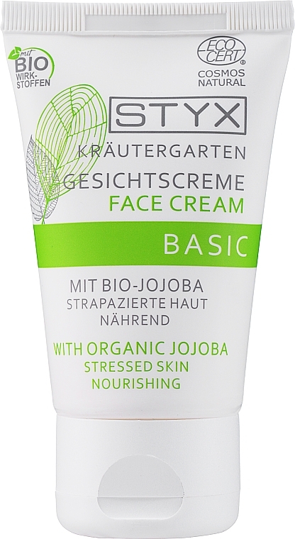 Intensiv nährende und feuchtigkeitsspendende Gesichtscreme mit Bio Jojobaöl und Aloe Vera für trockene und strapazierte Haut - Styx Naturcosmetic Jojoba Creme