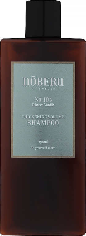 Volumenshampoo - Noberu Of Sweden №104 Tobacco-Vanilla Thickening Volume Shampoo  — Bild N1