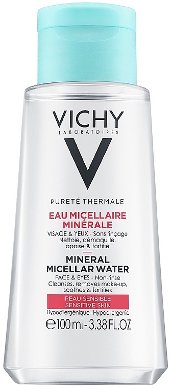 GESCHENK! Mizellenwasser für empfindliche Gesichts- und Augenhaut - Vichy Purete Thermale Mineral Micellar Water — Bild N1