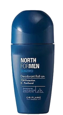 Deodorant Roll-On - Oriflame North For Men Subzero Deodorant Roll-On  — Bild N1