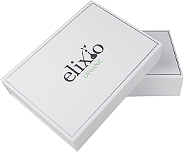 Düfte, Parfümerie und Kosmetik Set - Elixio Organic Gift Box Premium Set (Zahnpasta 100ml + Zahnbürste 1 St. + Patches zum Abschminken 2 St. + Mundwasser 100ml)