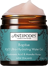 Düfte, Parfümerie und Kosmetik Intensiv feuchtigkeitsspendendes Gesichtsgel mit Hyaluronsäure und Manuka-Honig - Antipodes Baptise H2O Ultra-Hydrating Water Gel