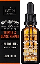 Bartöl mit Distel und schwarzem Pfeffer - Scottish Fine Soaps Men's Thistle & Black Pepper Beard Oil — Bild N2