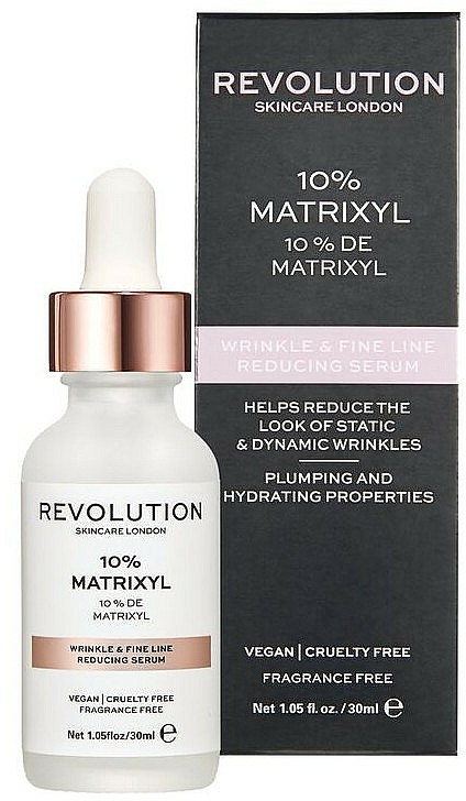 Serum zur Reduktion von Falten und kleinen Linien - Makeup Revolution Skincare Wrinkle and Fine Line Reducing Serum 10% Matrixyl — Bild N1