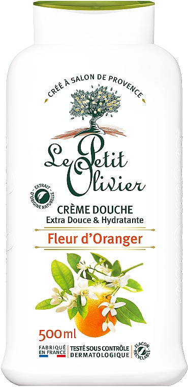 Extra milde Duschcreme mit Orangenblüte - Le Petit Olivier Extra Gentle Shower Cream Orange Blossom
