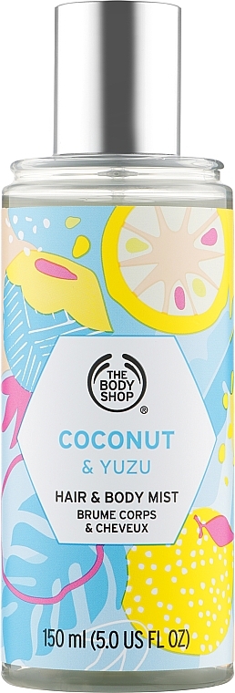 Haar- und Körpernebel mit Kokosnuss und Yuzu - The Body Shop Coconut & Yuzu Hair & Body Mist — Bild N1