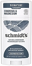 Düfte, Parfümerie und Kosmetik Natürlicher Deostick - Schmidt's Deodorant Stick Charcoal & Magnesium 
