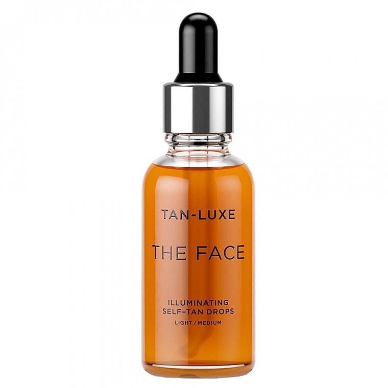 Tropfen für die Selbstbräunung des Gesichts - Tan-Luxe The Face Illuminating Self-Tan Drops Light/Medium — Bild N1