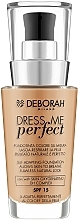 Düfte, Parfümerie und Kosmetik Foundation für eine atmende Haut und einen natürlichen Look LSF 15 - Deborah Dress Me Perfect Foundation SPF 15