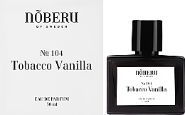 Noberu Of Sweden №104 Tobacco-Vanilla - Eau de Parfum — Bild N2