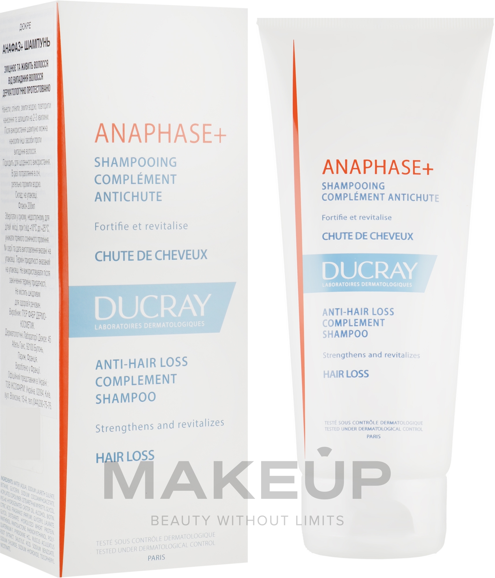 Stimulierendes Creme-Shampoo für schwaches Haar und gegen Haarausfall - Ducray Anaphase — Bild 200 ml